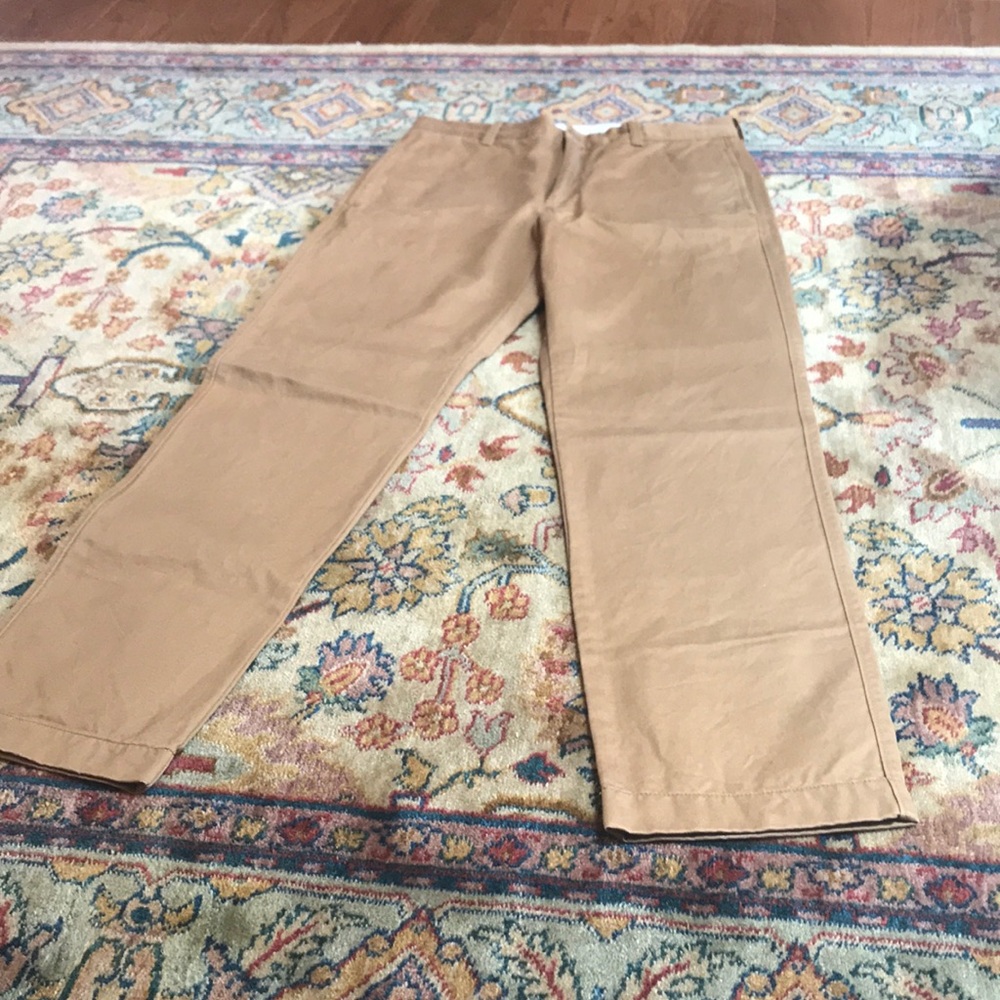 J.Crew  men light brown chino pants